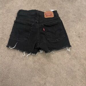 Levi's Women's Black Denim Shorts
